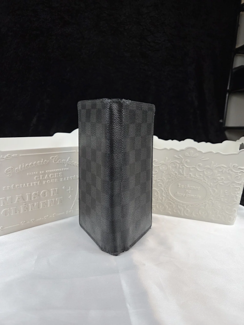 Louis Vuitton Damier Graphite Brazza Long Wallet Black